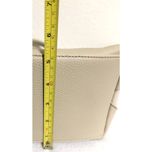 Steve Madden Faux Leather‎ Tote Bag Beige Crossbody Convertible - Picture 9 of 11